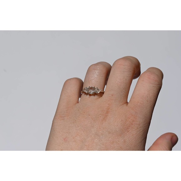 Unique One of a Kind Raw Stone Engagement Ring Size 3 4 5 6 7 8 9 10 11 … - Picture 3 of 6